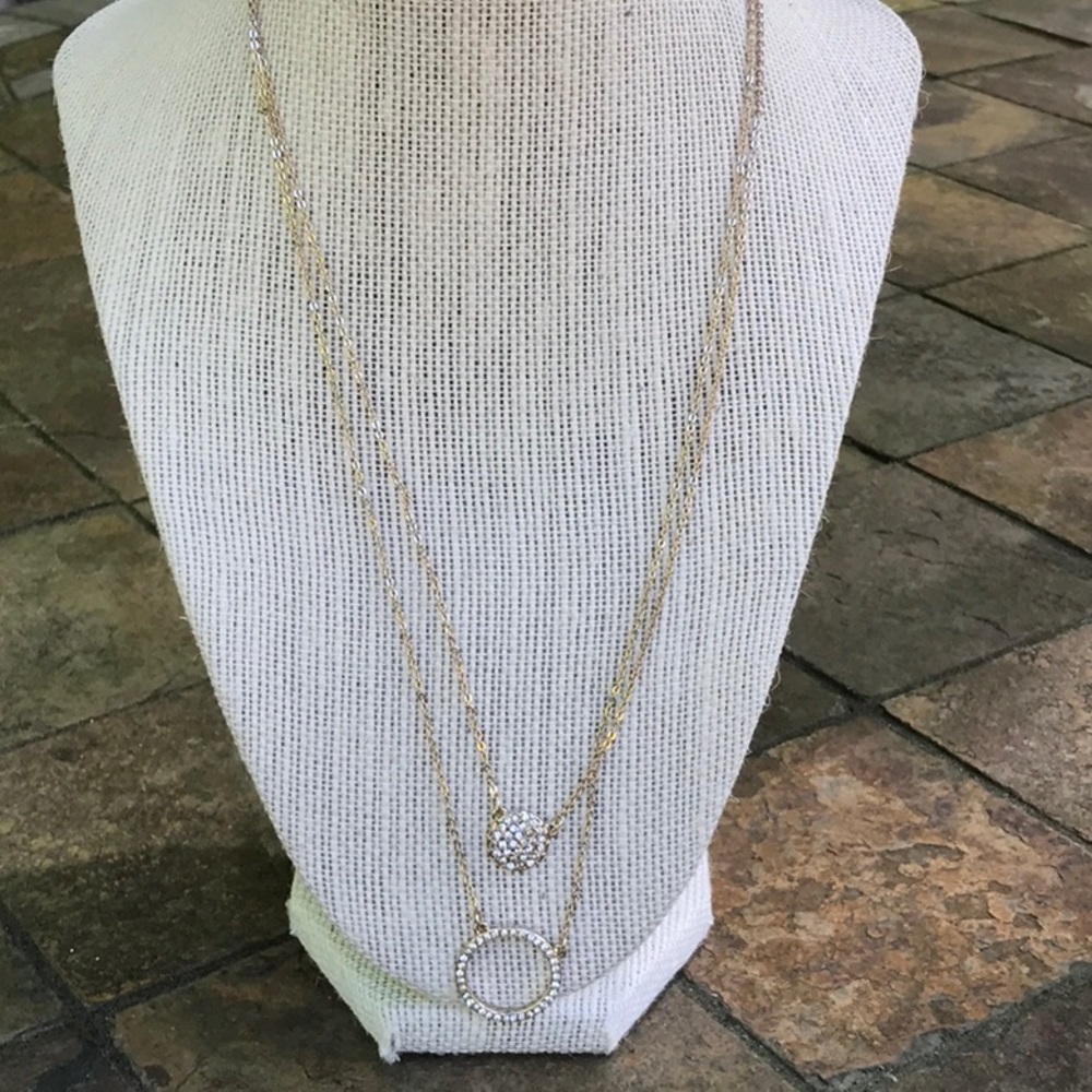WHBM 2 tiered necklace